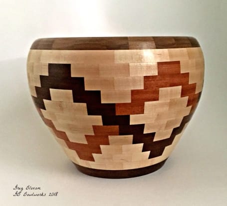 Hand turned wooden bowls